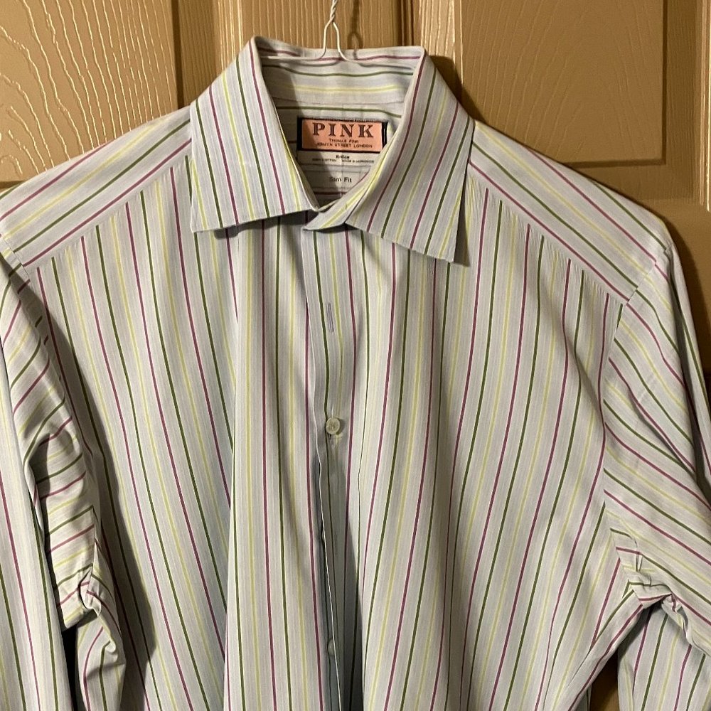 Amazing Stylish Thomas Pink Medium Slim Fit